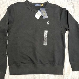 Polo crew neck sweater